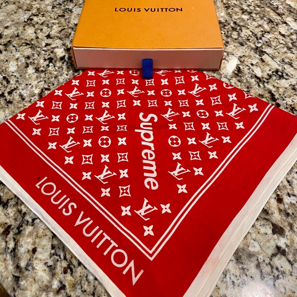 Louis Vuitton Supreme Bandana